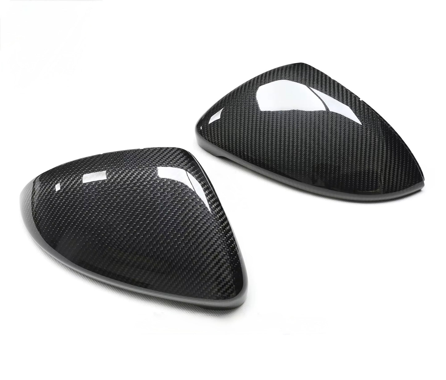 Volkswagen Golf MK7 / MK7.5 GTI (2013–2016) Genuine Carbon Mirror Caps – Required Automotive