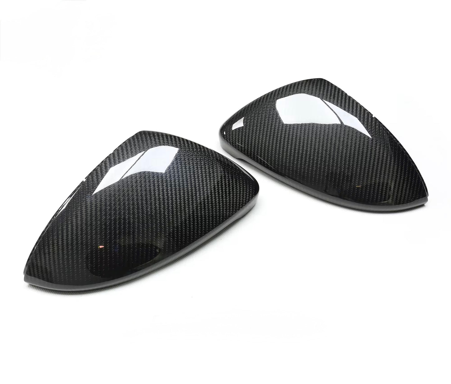 Volkswagen Golf MK7 / MK7.5 GTI (2013–2016) Genuine Carbon Mirror Caps – Required Automotive