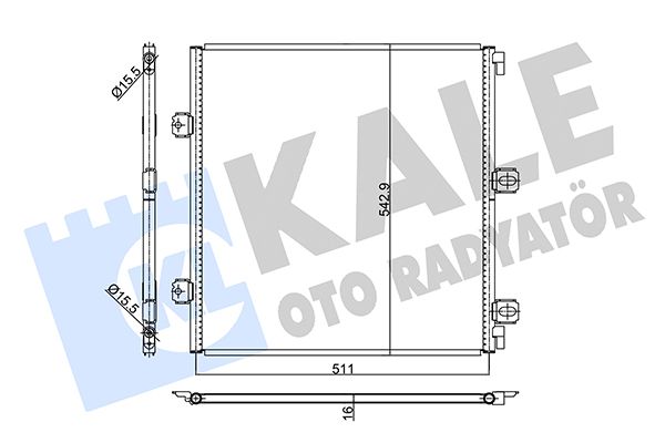 NRF Air Conditioning Condenser 350425