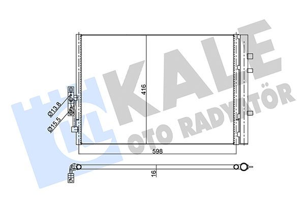 NRF Air Conditioning Condenser 350540