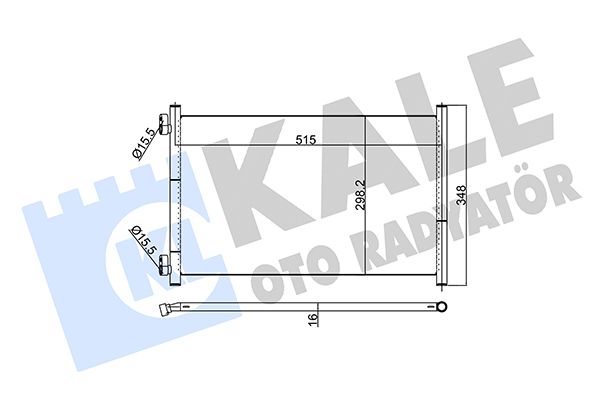 NRF Air Conditioning Condenser 350560