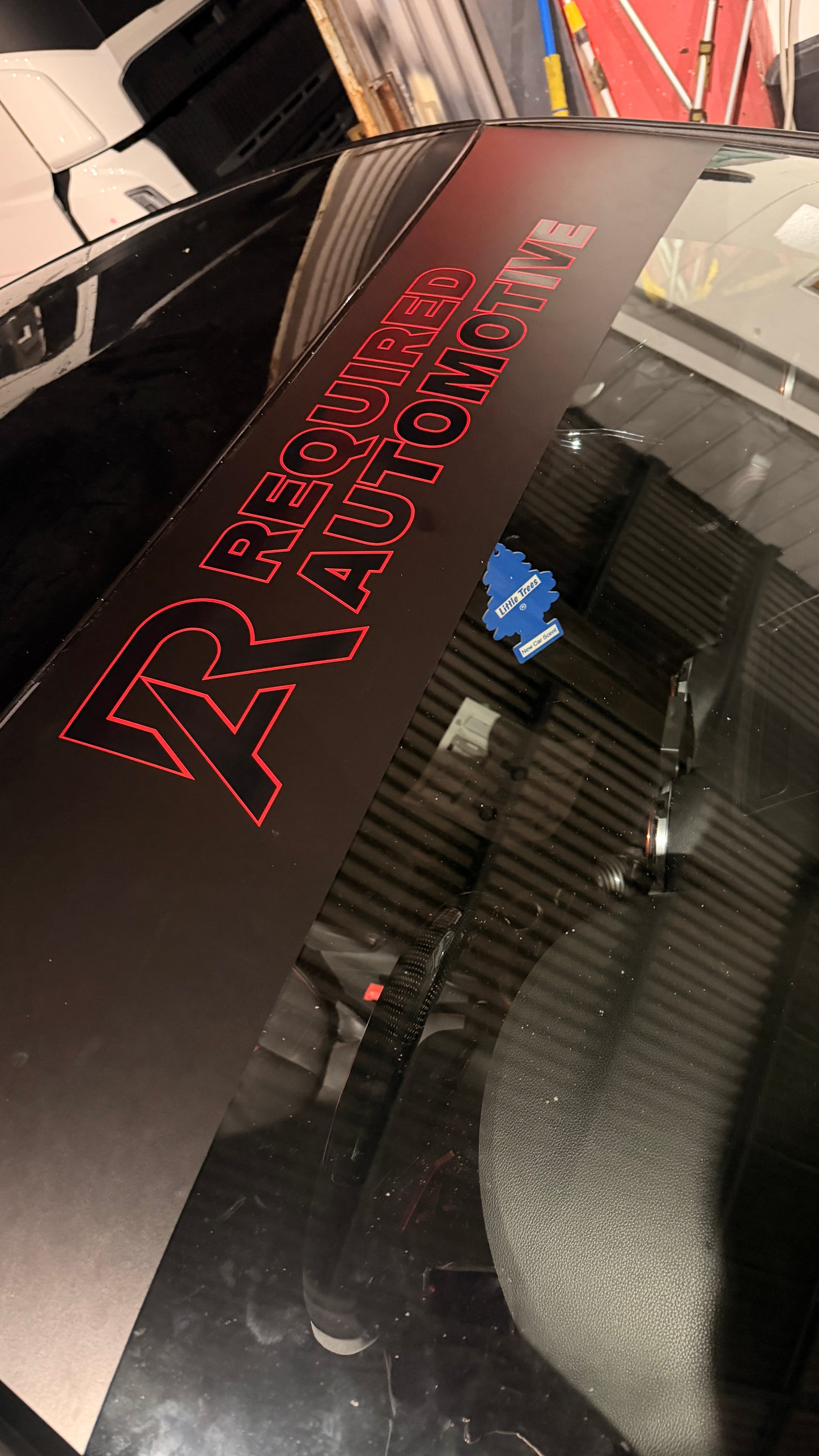 Required Automotive Sunstrip sticker