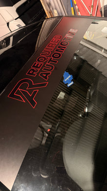 Required Automotive Sunstrip sticker