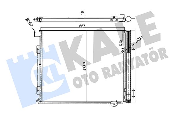 NRF Air Conditioning Condenser 350445