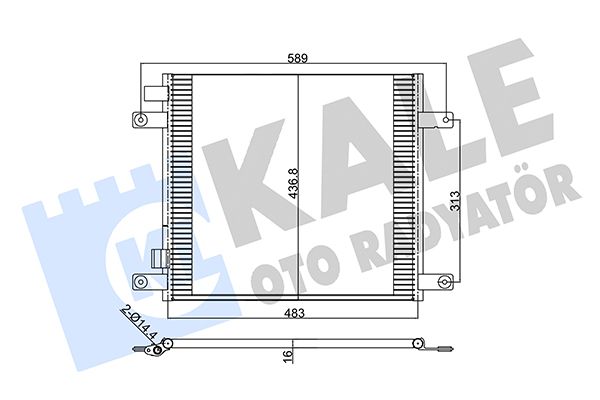 NRF Air Conditioning Condenser 350330