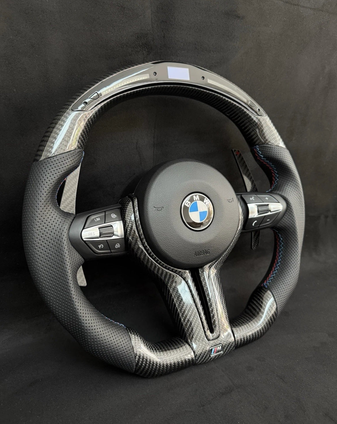 Real Carbon Fiber BMW steering wheel