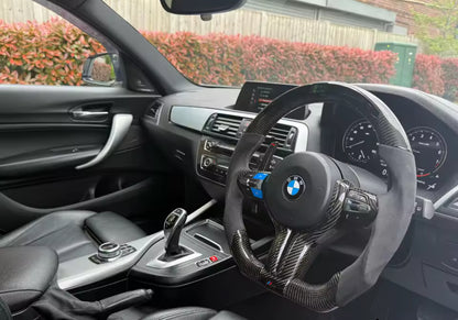 BMW Steering wheel buttons, LED,trims, high quality Alcantara.