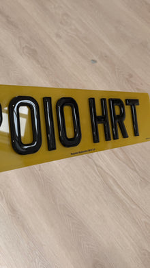 Fully Legal 4D Gel Number Plates - Premium Custom Plates