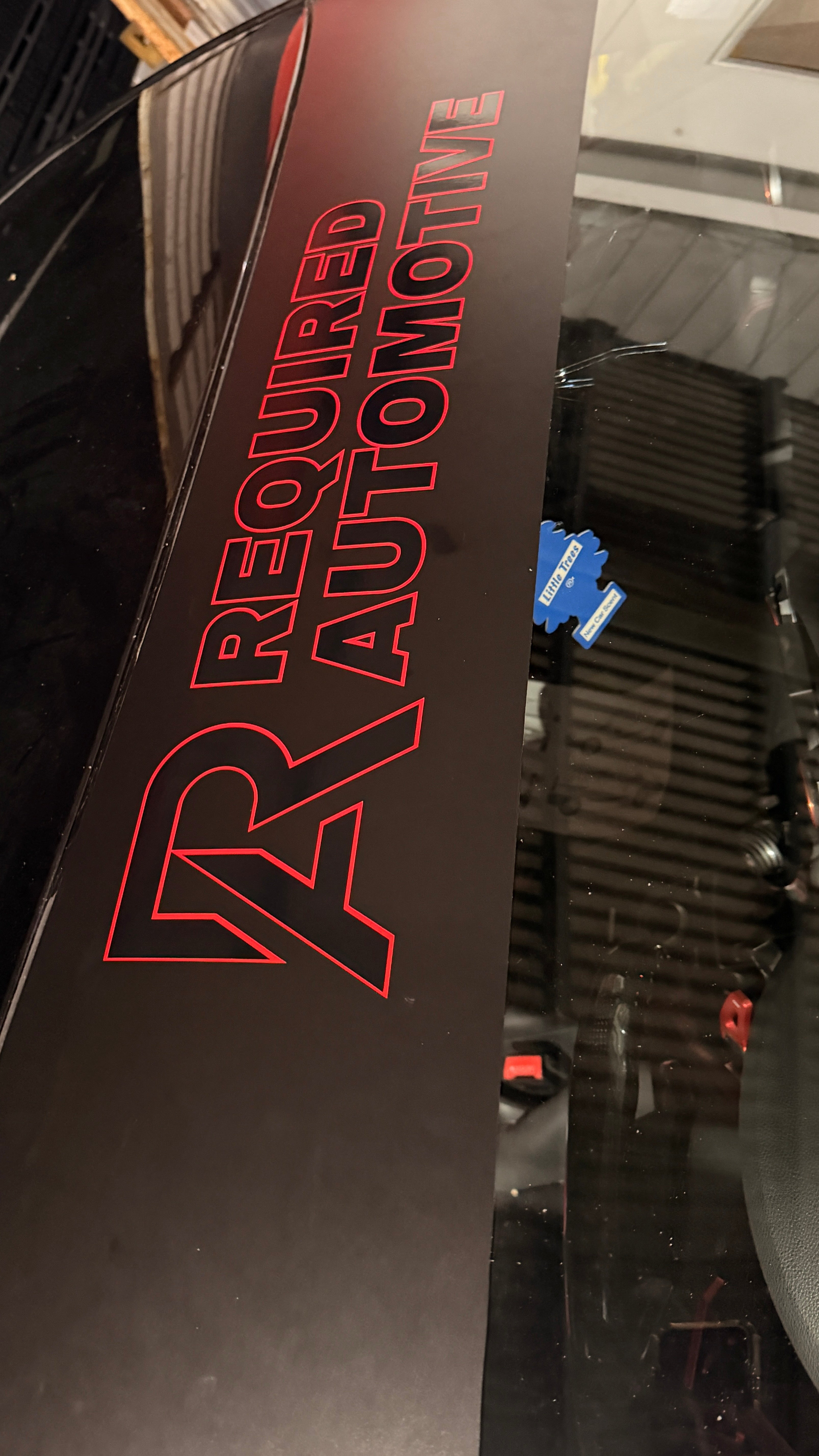 Required Automotive Sunstrip sticker