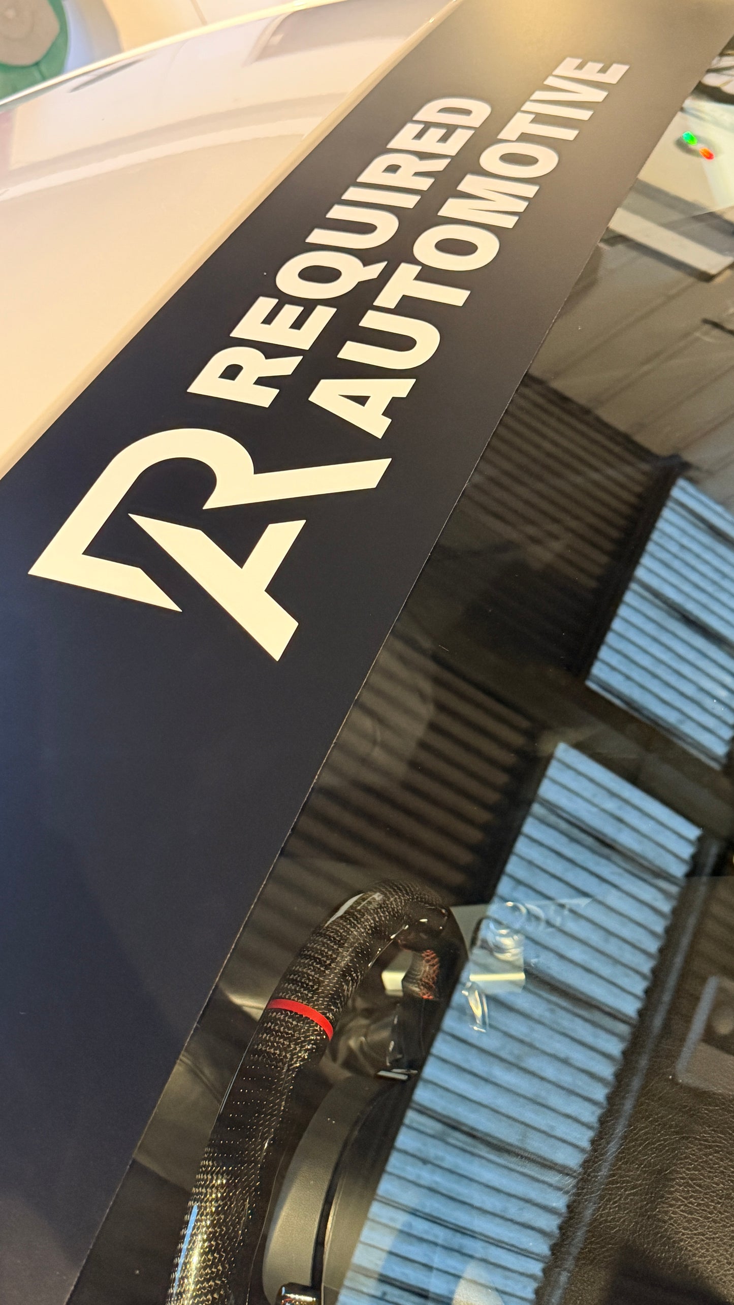 Required Automotive Sunstrip sticker