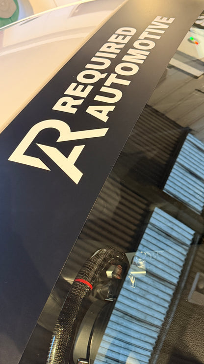 Required Automotive Sunstrip sticker