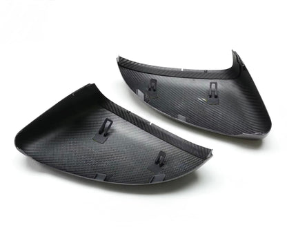 Volkswagen Golf MK7 / MK7.5 GTI (2013–2016) Genuine Carbon Mirror Caps – Required Automotive