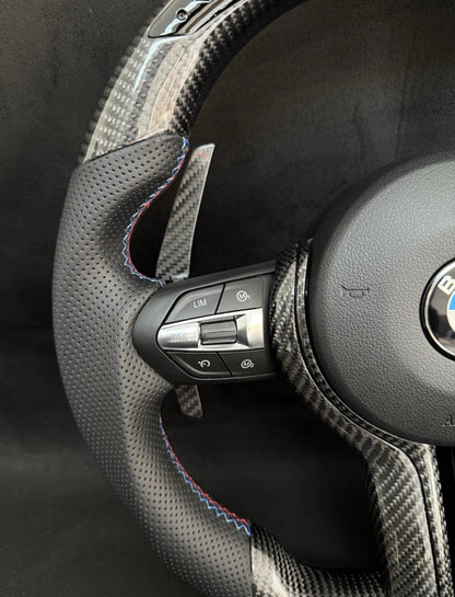 Real Carbon Fiber BMW steering wheel