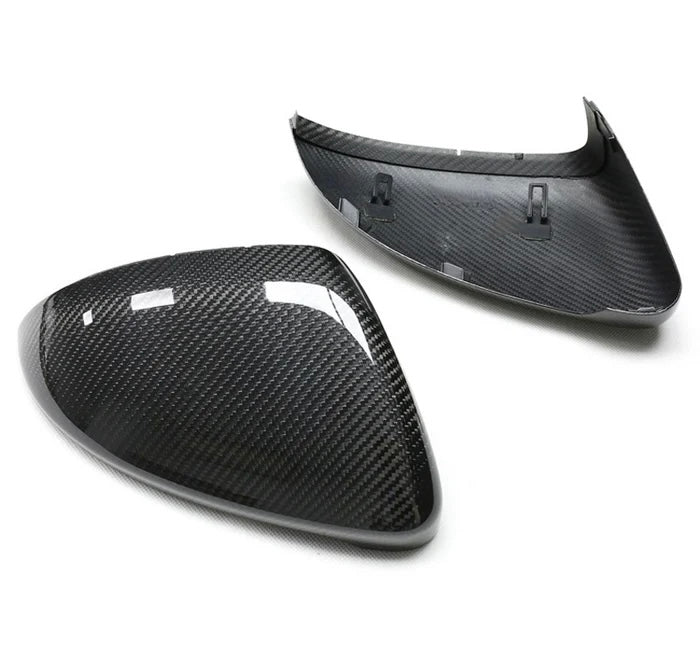 Volkswagen Golf MK7 / MK7.5 GTI (2013–2016) Genuine Carbon Mirror Caps – Required Automotive