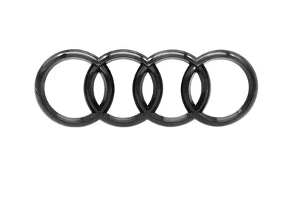 Gloss Black Rear Audi Rings Badge Emblem – Boot Trunk Logo for Audi A3 A4 A5 A6 A7 Q3 Q4 Q5 Q7 S3 S4 S5 RS3 RS5