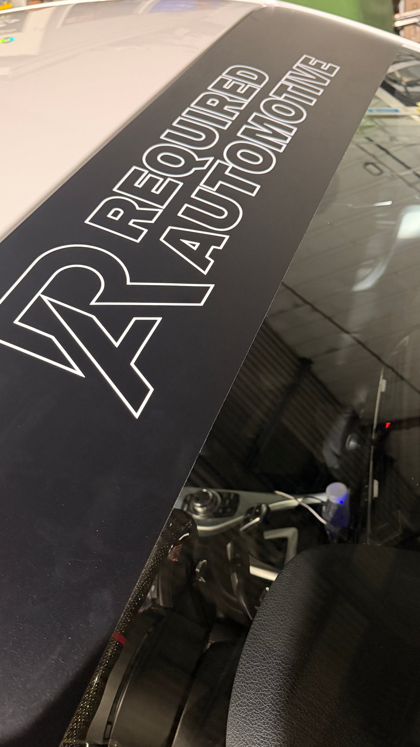 Required Automotive Sunstrip sticker outline