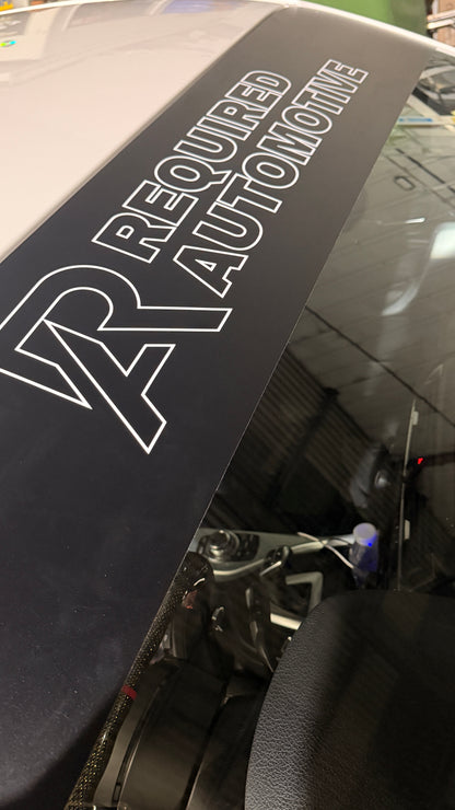 Required Automotive Sunstrip sticker outline