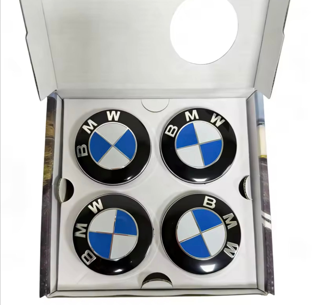 Required Automotive Floating BMW Centre Caps – Self-Levelling Alloy Wheel Centre Caps (Set of 4)