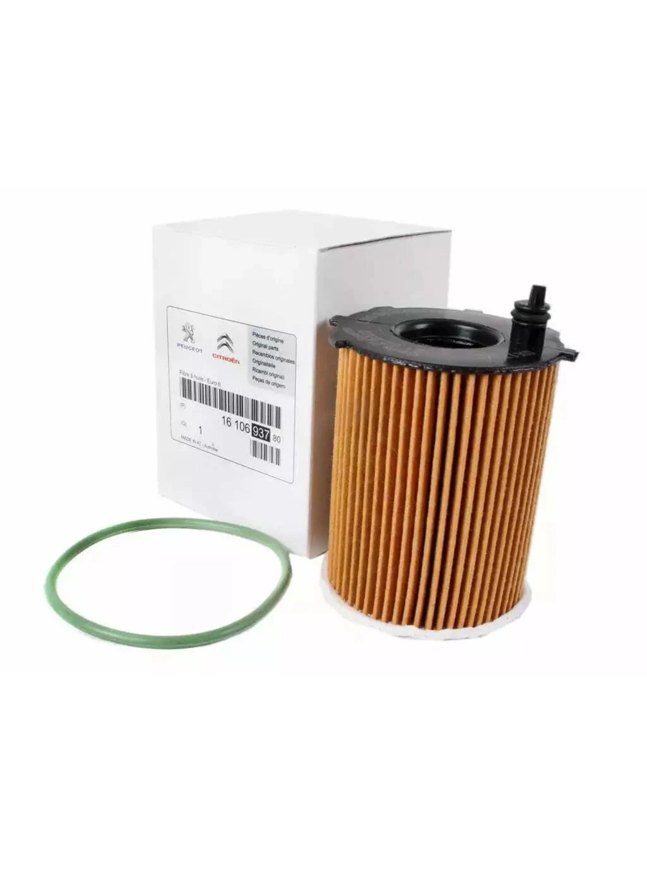 Genuine Citroën Peugeot DS Vauxhall Opel 1.6 HDi BlueHDi Oil Filter Insert OEM 1610693780