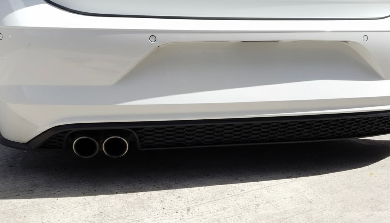 Genuine Volkswagen Honeycomb Rear Diffuser for Volkswagen Polo Mk6 GTI / R-Line / Standard (2018–2021) - Required Automotive