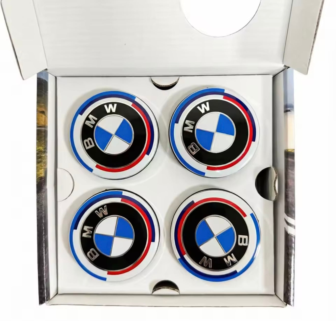 Required Automotive Floating BMW Centre Caps – Self-Levelling Alloy Wheel Centre Caps (Set of 4)