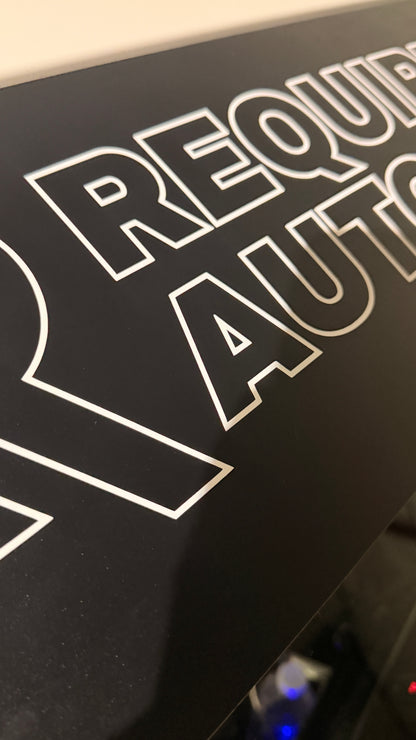 Required Automotive Sunstrip sticker outline