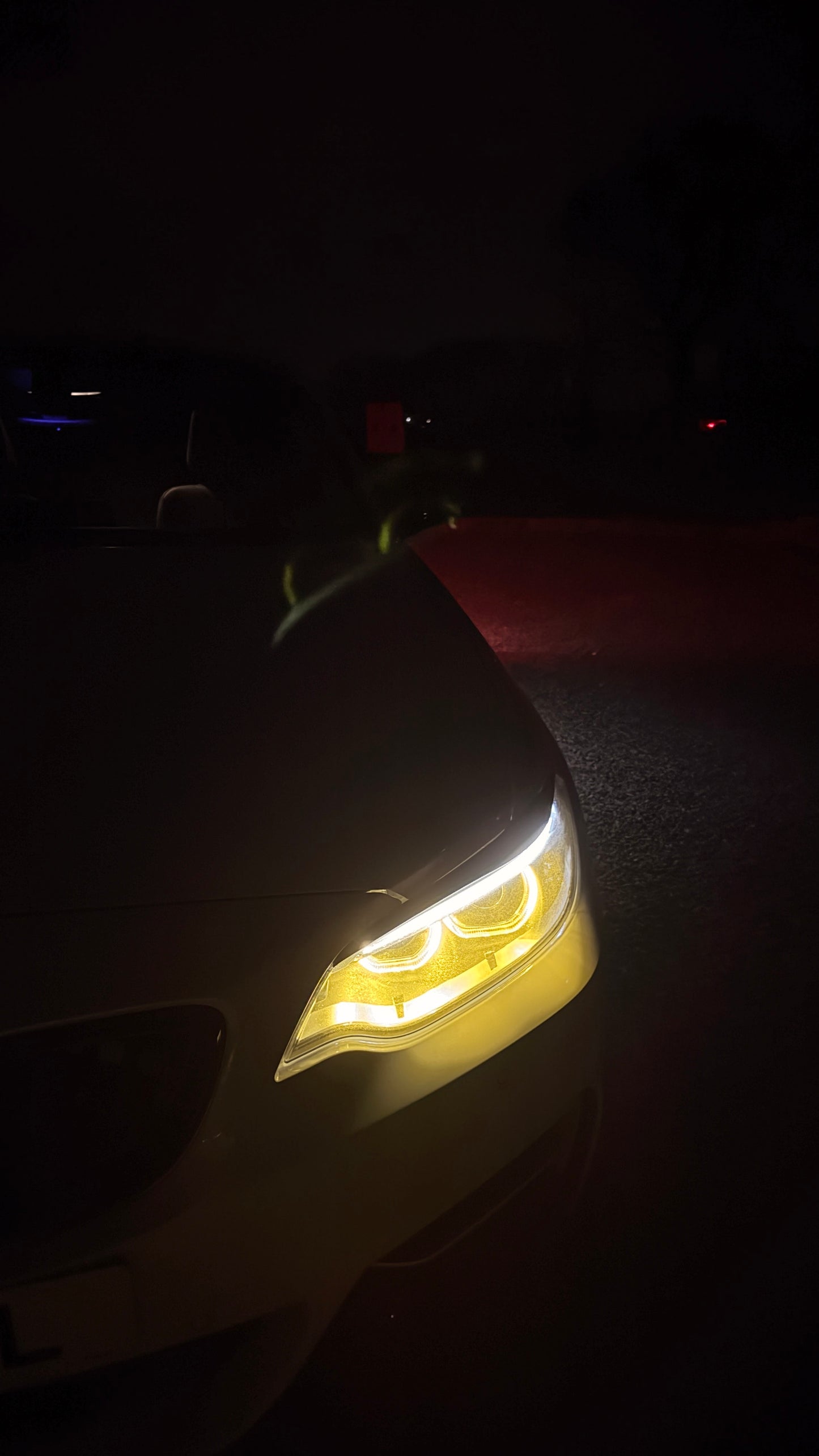 X4 Required Automotive Yellow DRL Angel Eyes LED Modules for BMW F22 / F23 2 Series & F87 M2 LCI (2017–2021)
