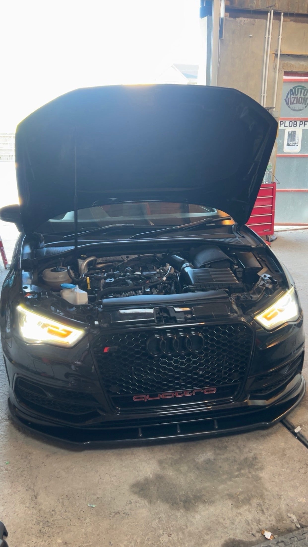 Required Automotive Front Audi A3/S3/RS3 Front grill 2012-2015