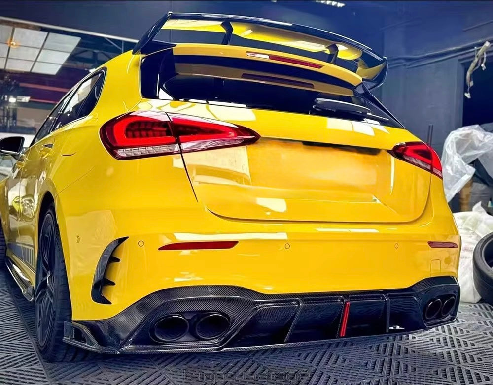 Mercedes 2020 A45/A45s/A35 Genuine Carbon fiber Rear Diffuser- Required Automotive