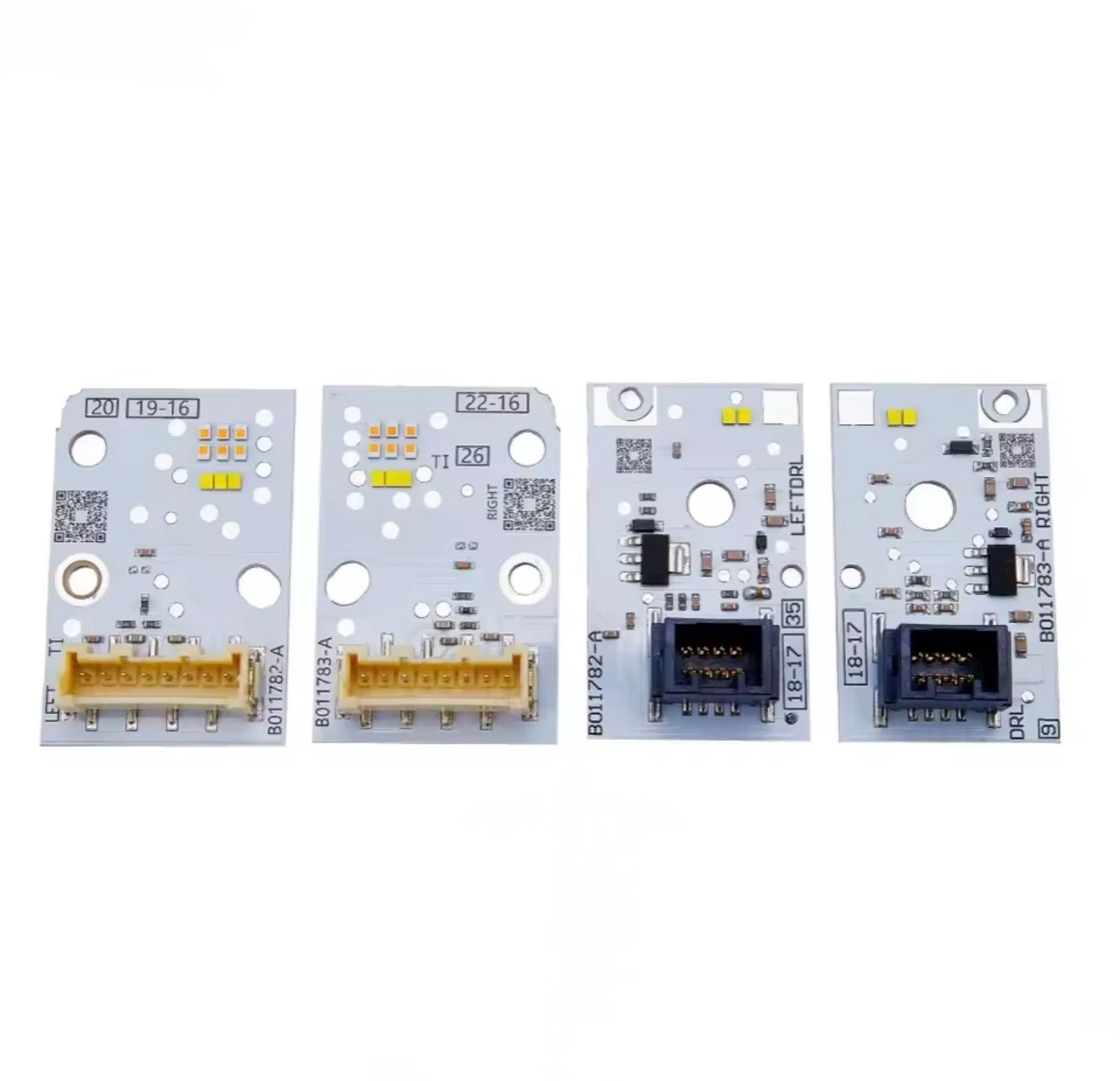 Required Automotive X4 Yellow DRL Angel Eyes LED Motherboard Replacement for 2017-2020 Audi S3 8V