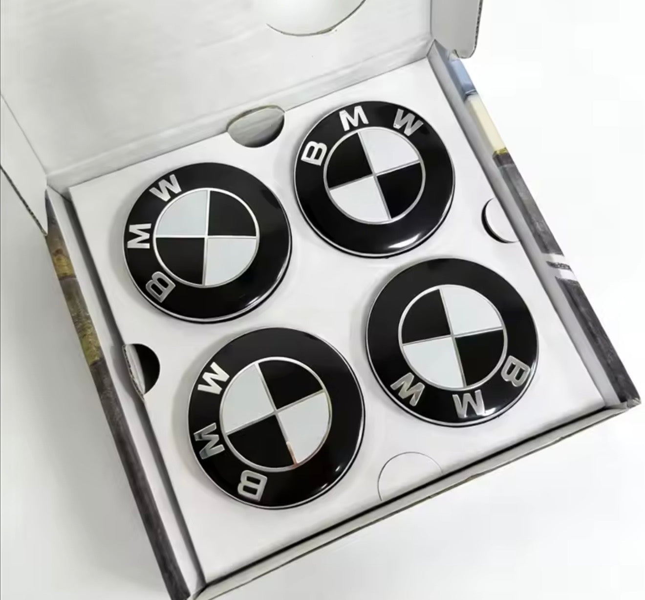 Required Automotive Floating BMW Centre Caps – Self-Levelling Alloy Wheel Centre Caps (Set of 4)