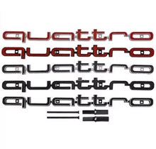 Required Automotive Quattro Badge for Honeycomb Grille Fits Audi RS3 RS4 RS5 RS6 RS7 A3 A4 A5 A6 A7 A8 Q3 Q5 Q7 S3 S7