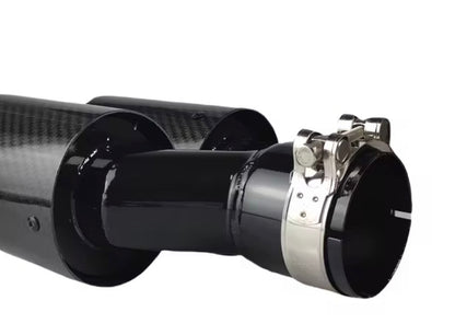 Required Automotive Carbon Quad Exhaust tips 4inch