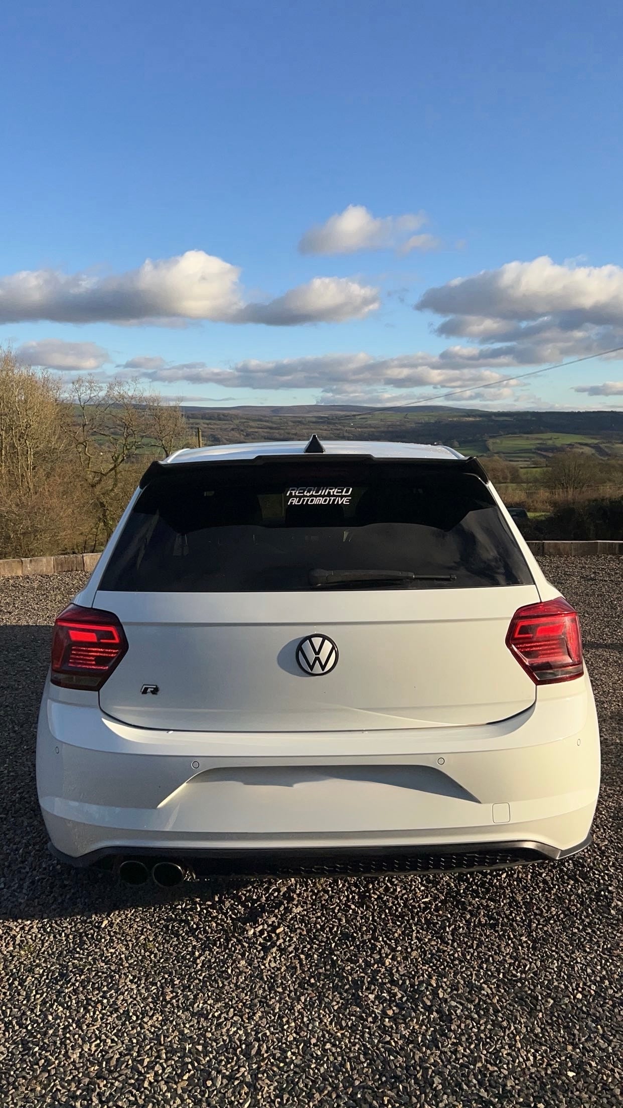 Genuine Volkswagen Honeycomb Rear Diffuser for Volkswagen Polo Mk6 GTI / R-Line / Standard (2018–2021) - Required Automotive