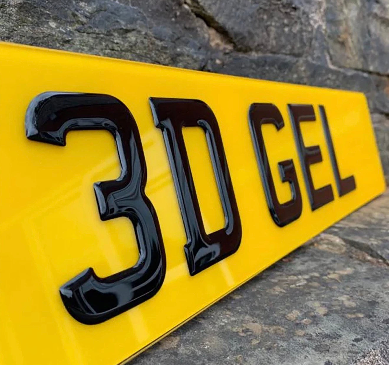 Fully Legal 3D Gel Plates | Customizable Premium Car, Van, and Trailer number Plates