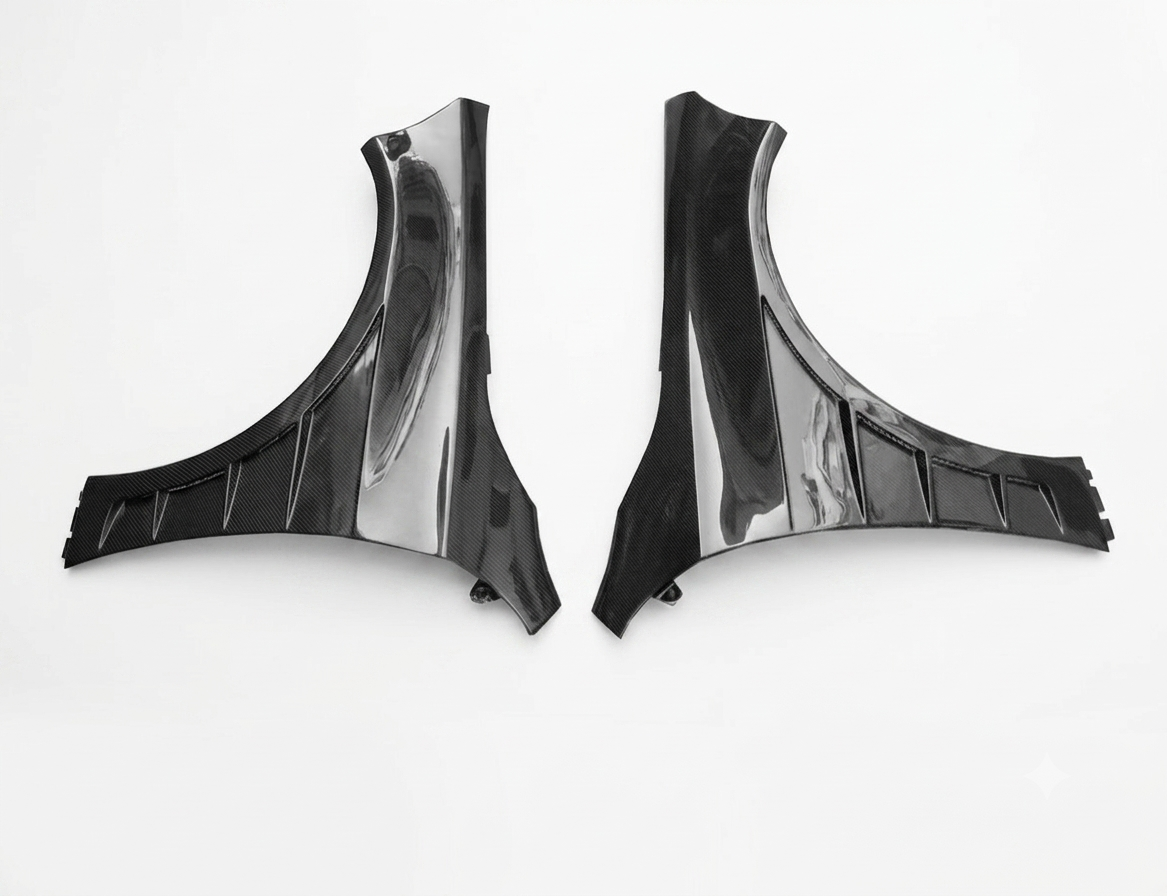 Mercedes W177 A45/A45S AMG (2021+) Carbon Fibre Front Wings – Pair