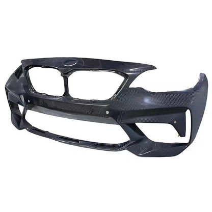 BMW M2 / M2 Competition F87 (2014–2022) Real Dry Carbon Fibre Front Bumper – Required Automotive