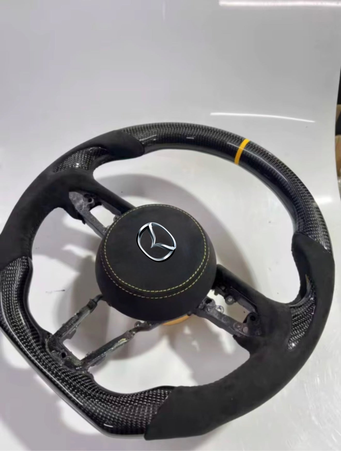 Mazda Rx8 2009-2012 Carbon Fibre Steering wheel - Required Automotive