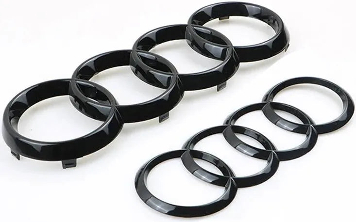 Audi A3/S3/RS3 Gloss Black Badges - Required Automotive