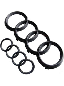 Audi A3/S3/RS3 Matte Black Badges - Required Automotive