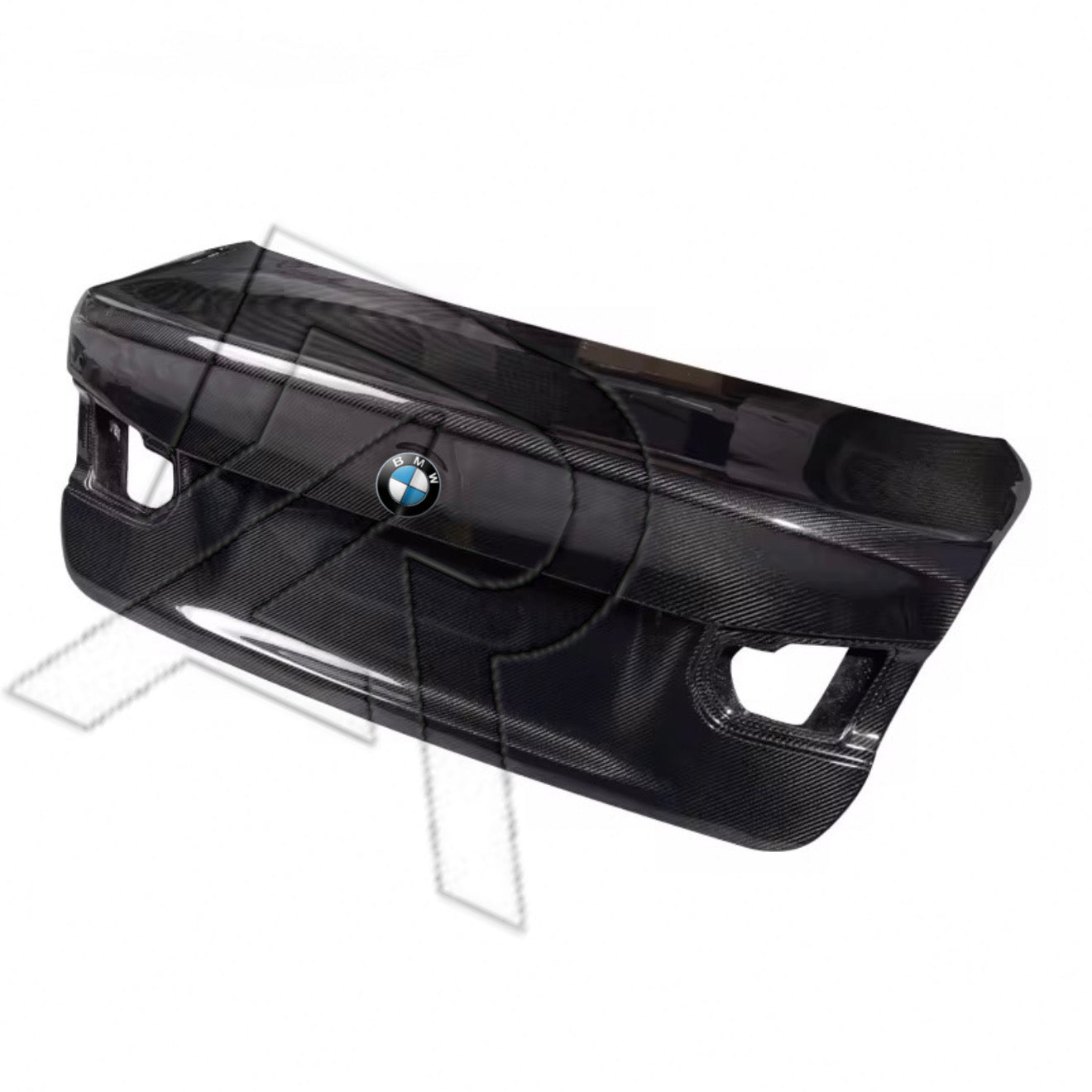 BMW 3 Series F30 320i / 328i / 330i / 335i / 340i (2012–2019) Genuine Wet Carbon Fibre Rear Boot – Required Automotive