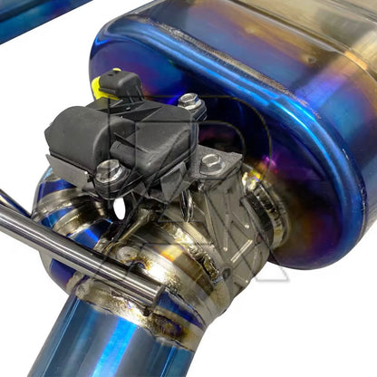 Required Automotive Titanium 3-Inch Remote Valvetronic Exhaust System for VW Golf MK7 / MK7.5