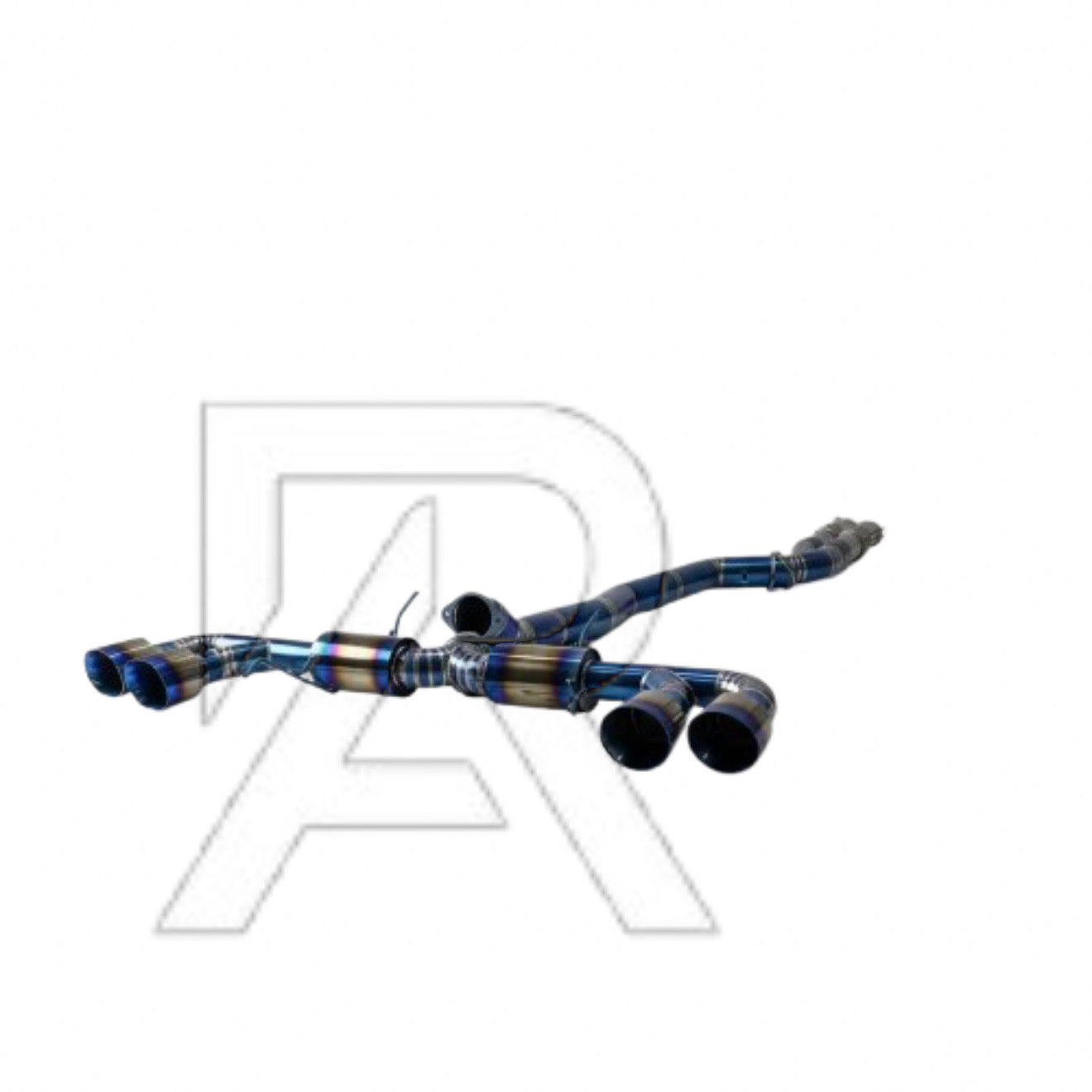 Required Automotive Nissan GT-R R35 4-Inch Titanium / 3.5-Inch Stainless Steel Exhaust System (2009-2024)