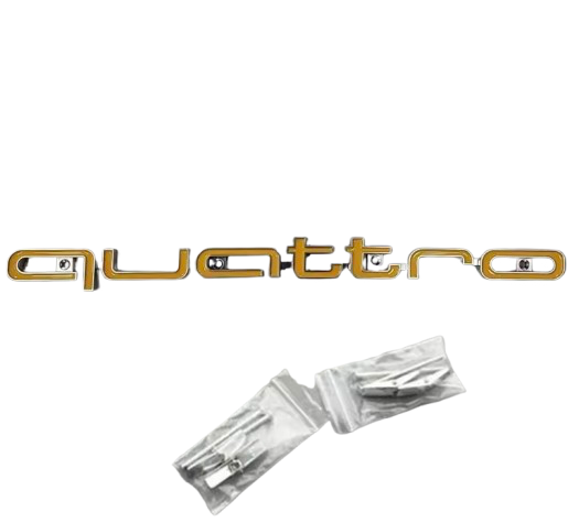 Required Automotive Quattro Badge for Honeycomb Grille – Fits Audi RS3 RS4 RS5 RS6 RS7 A3 A4 A5 A6 A7 A8 Q3 Q5 Q7 S3 S7