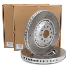 FOR VW GOLF GTI 2.0 VIII CLUBSPORT 2020- FRONT GENUINE DISCS DRILLED 5WA615301J