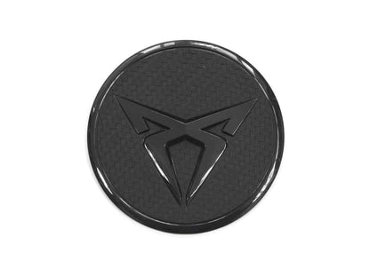 Genuine Cupra Engine Cover Badge – Gloss Black/Carbon Effect – 575103940