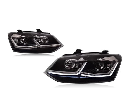 Volkswagen Polo MK5 6R/6C *GOLF MK7.5 STYLE* LED Custom Headlight Units+ (2009-2017) - Required Automotive