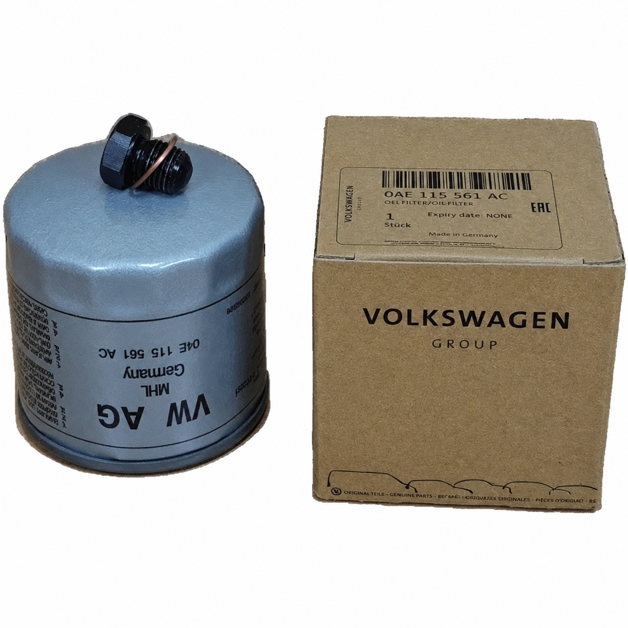Genuine Audi A3 1.5 (2017-2020) Oil filter + Sump plug Washer