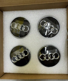 Required Automotive Floating Audi Centre Caps – Self-Levelling Alloy Wheel Centre Caps (Set of 4)