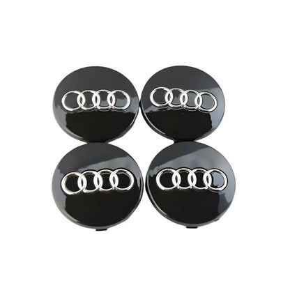 Required Automotive Floating Audi Centre Caps – Self-Levelling Alloy Wheel Centre Caps (Set of 4)